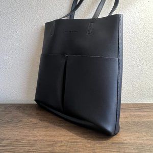 Claudia Canova Unlined Two Pocket Tote Bag